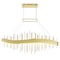 Cwi Lighting Millipede 40 in LED Satin Gold Chandelier 1245P40-602 - alternate 1